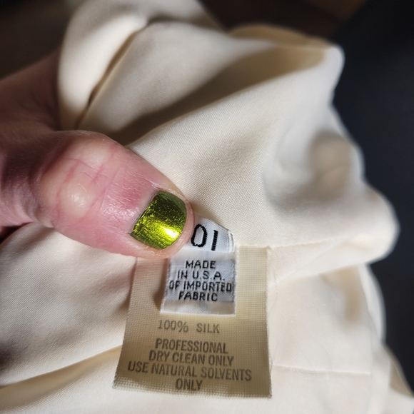 VINTAGE 80'S KEVAN HALL COUTURE SILK AVANT GARDE DRESS - Picture 2 of 12